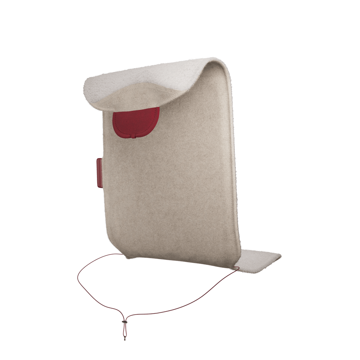 chair warmer — BIG HUG WOOLLY WHITE