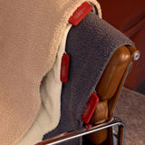 chair warmer — BIG HUG WOOLLY GREY