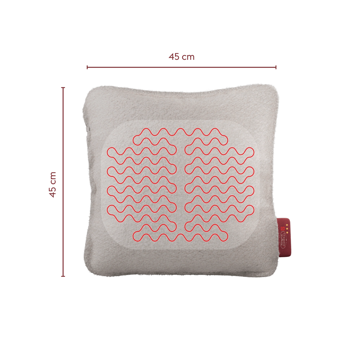 heated cushion — PLOOV WOOLLY OFF WHITE
