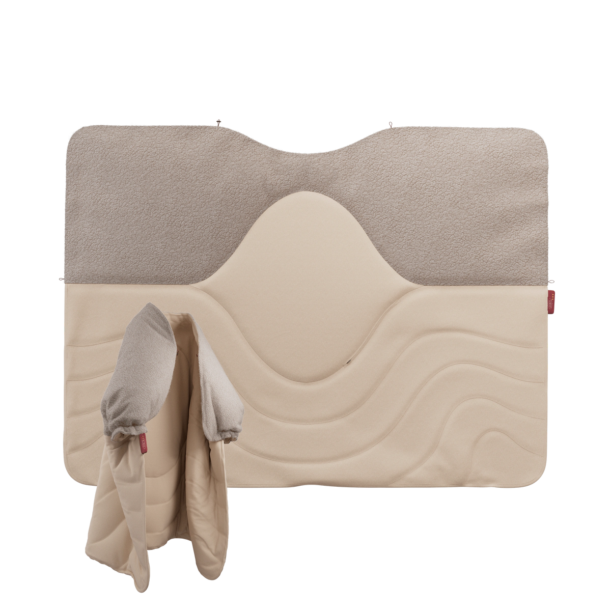 heated throw — HUGE HUG WOOLLY BEIGE