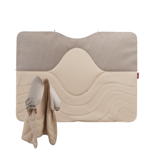 heated throw — HUGE HUG WOOLLY BEIGE