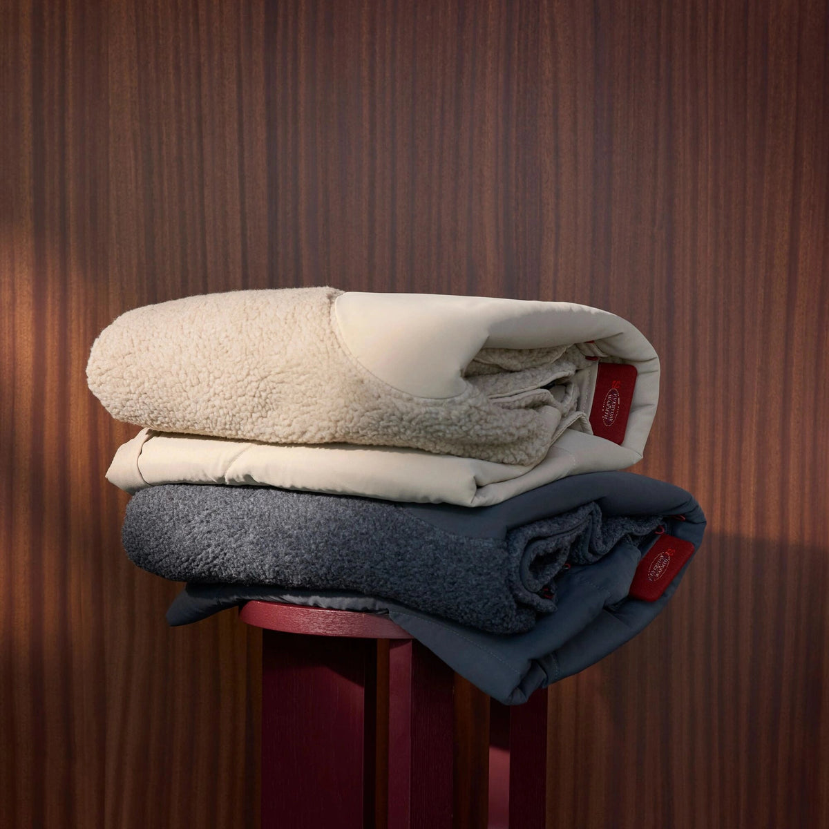 heated throw — HUGE HUG WOOLLY BEIGE