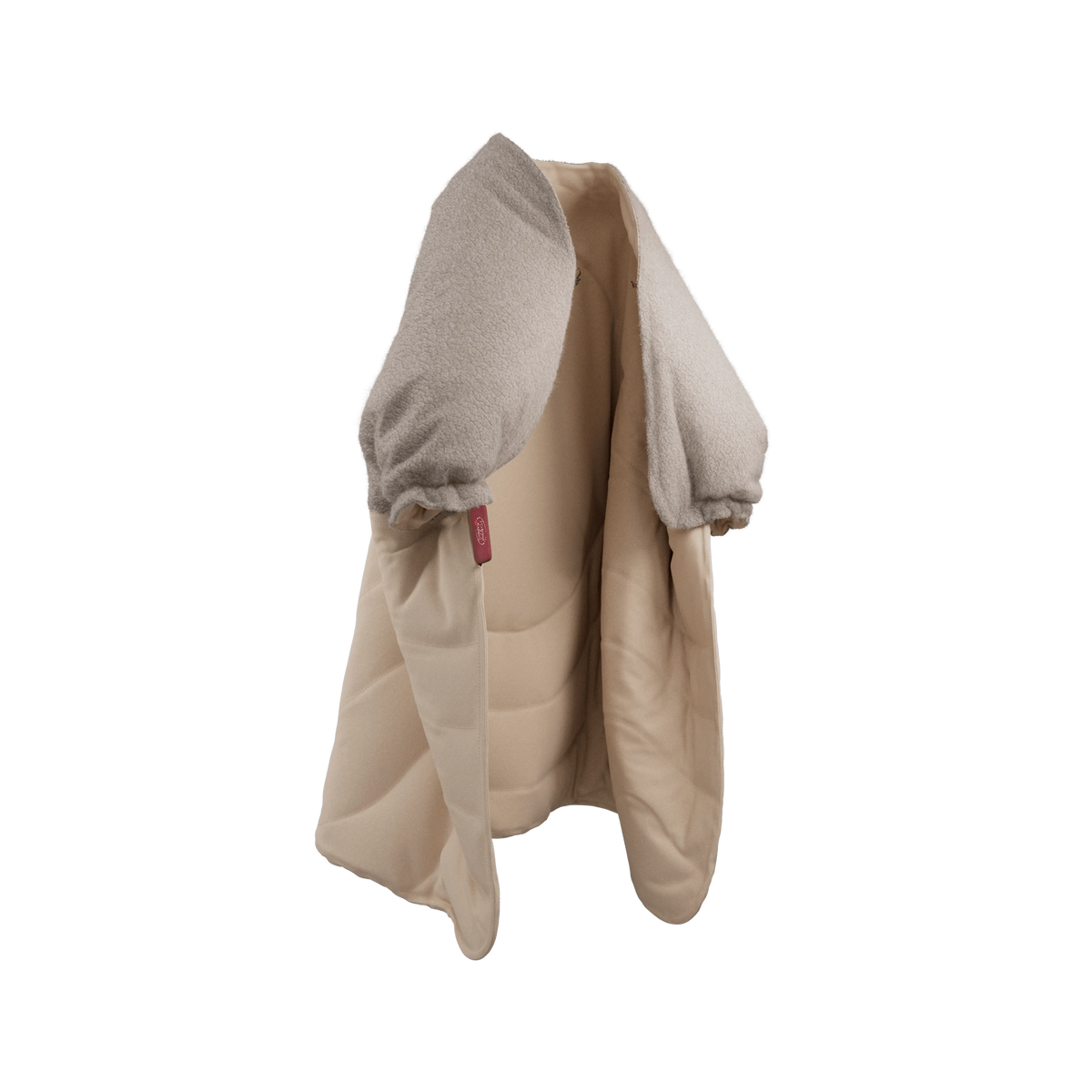 heated throw — HUGE HUG WOOLLY BEIGE