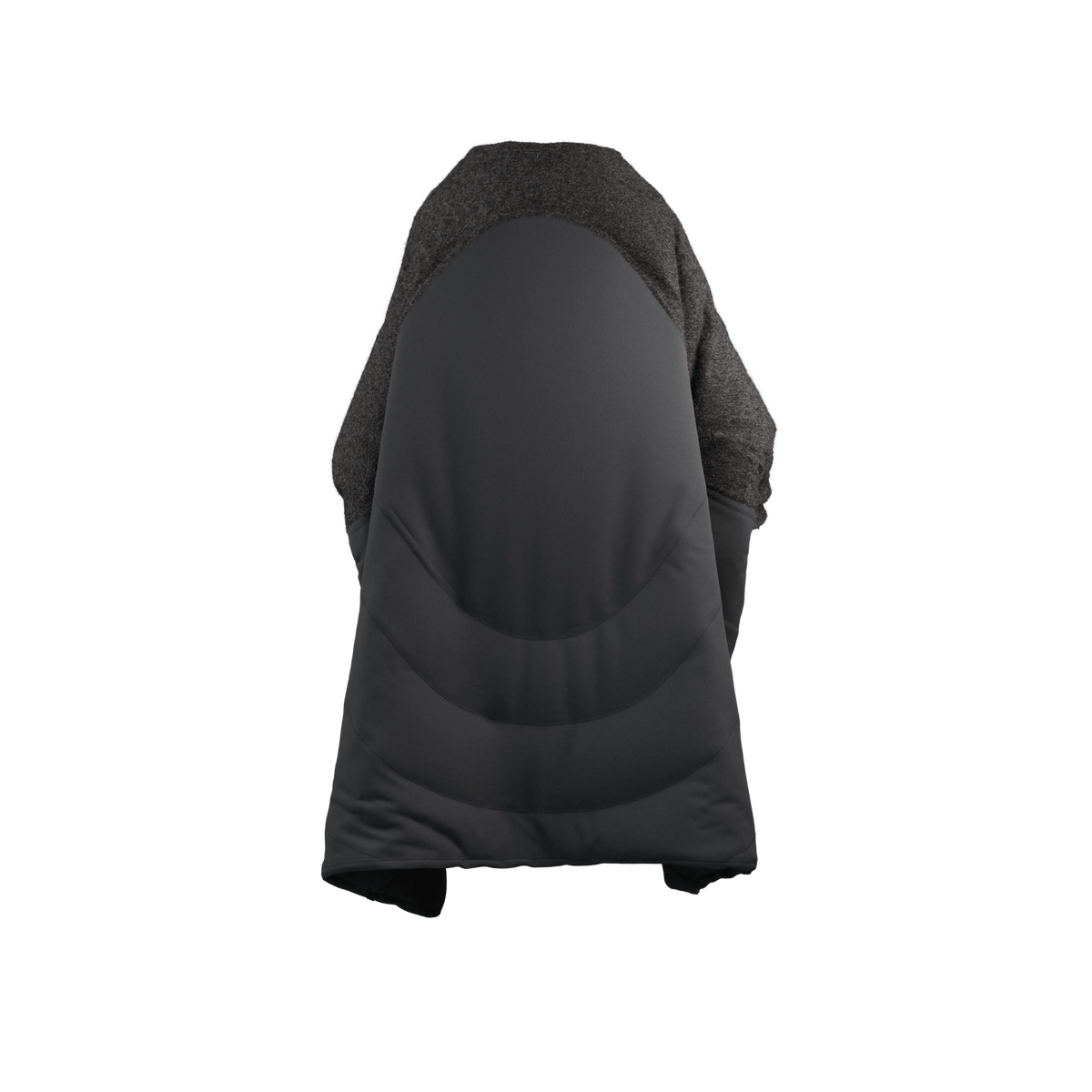 heated throw — HUGE HUG WOOLLY GREY